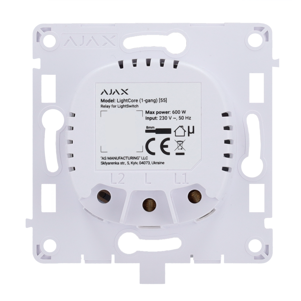 RELE PARA INTERRUPTOR DE LUZ INTELIGENTE UNICO AJAX