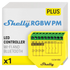 SHELLY PLUS RGBW PM -CONTROLADOR PARA TIRAS DE LED 12/24V  MAX 4 /CH (MAX 10A)