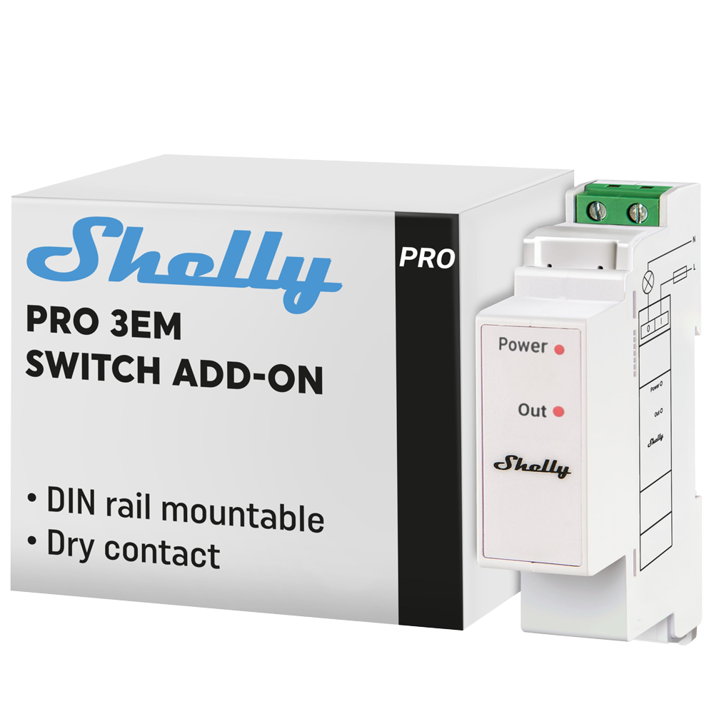SHELLY PRO SWITCH ADD-ON