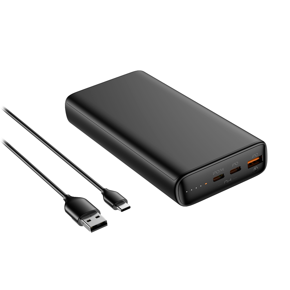 VEGER POWER BANK COM LED DE CARREGAMENTO 20.000MAH