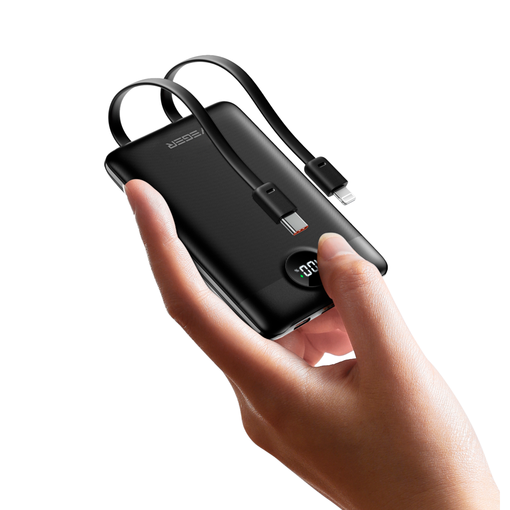 VEGER POWER BANK COM ECRA LCD 10.000MAH
