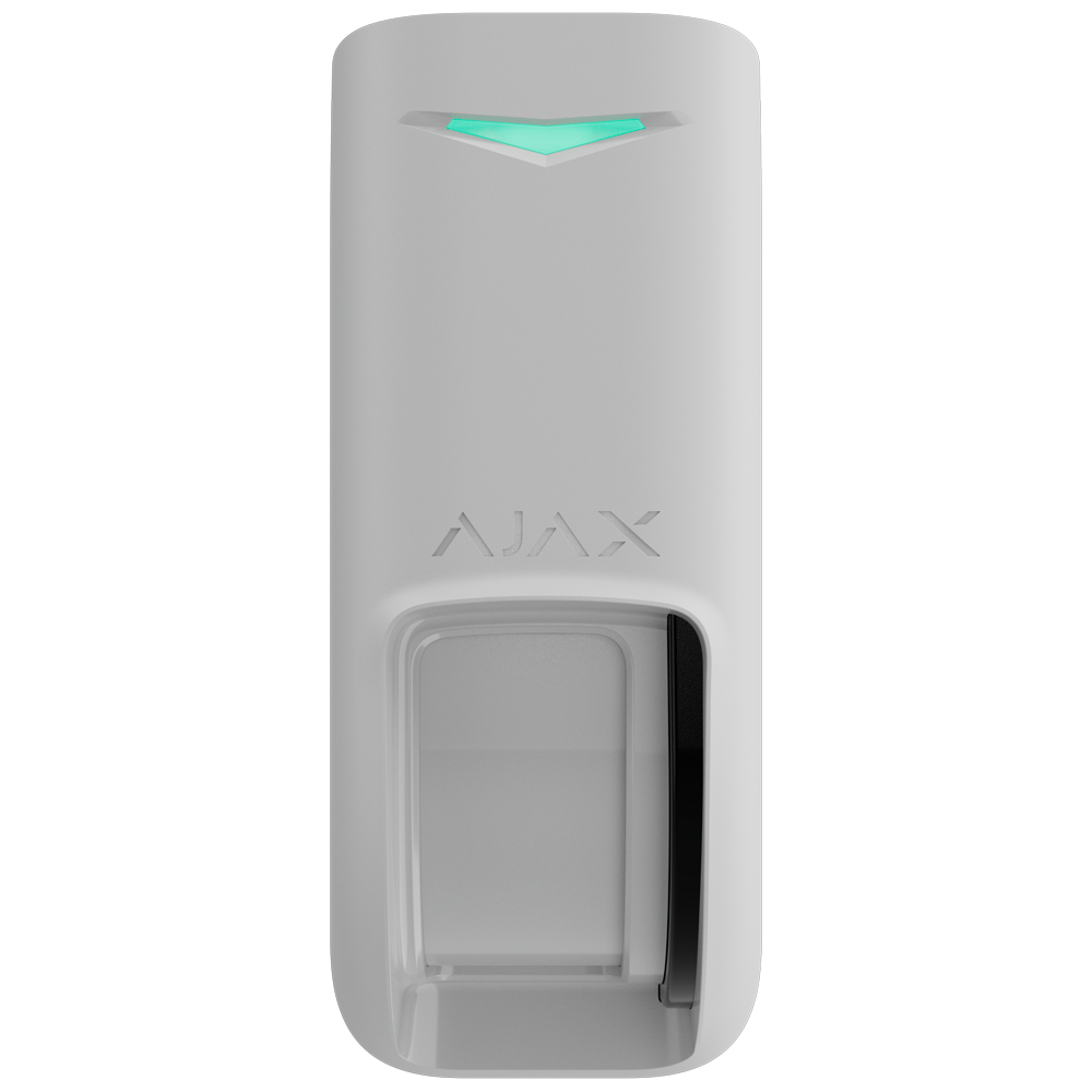 DETETOR DE CORTINA EXTERIOR SEM FIOS AJAX BRANCO