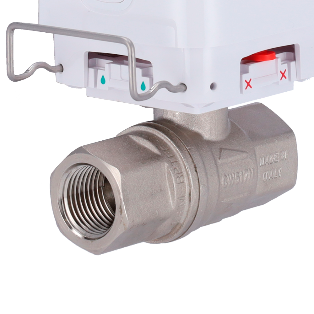 VALVULA SOLENOIDE PARA FECHO DE AGUA 1/2  POL. BRANCO