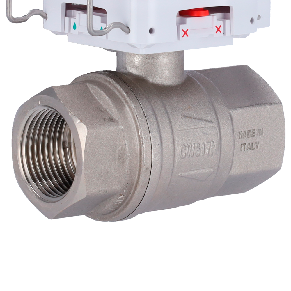 VALVULA SOLENOIDE PARA FECHO DE AGUA 1 POL. BRANCO