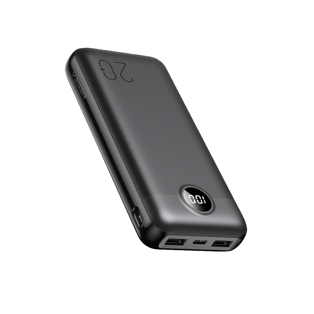 VEGER POWER BANK COM ECRA LCD 20.000MAH