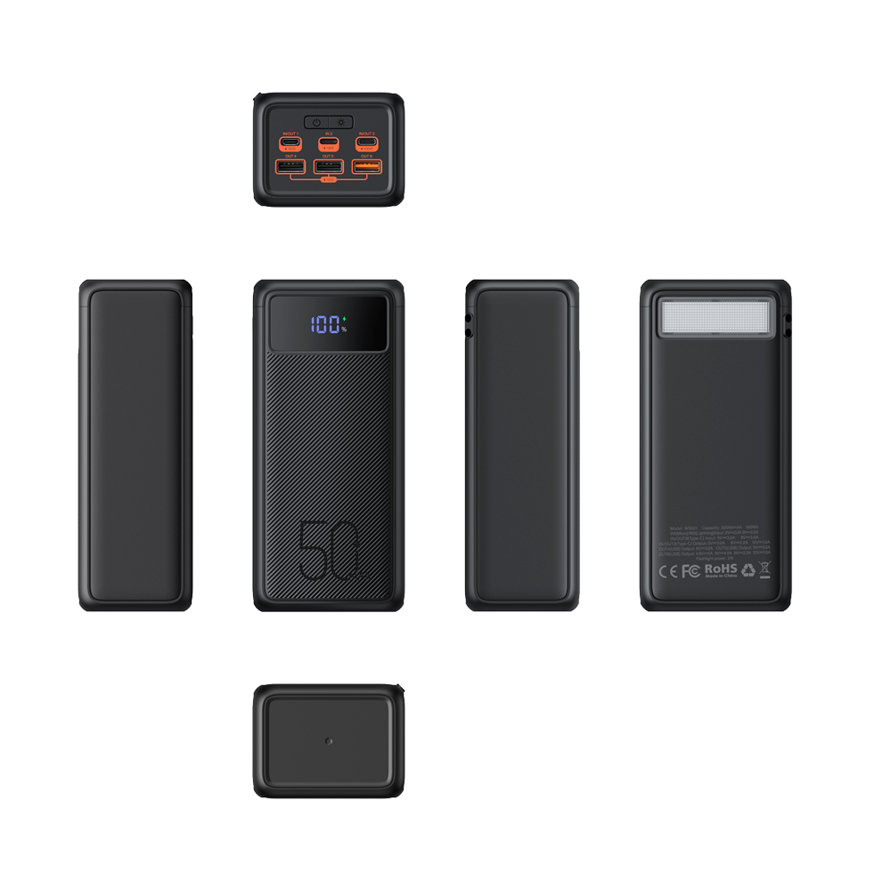 VEGER POWER BANK COM ECRA LCD 50.000MAH