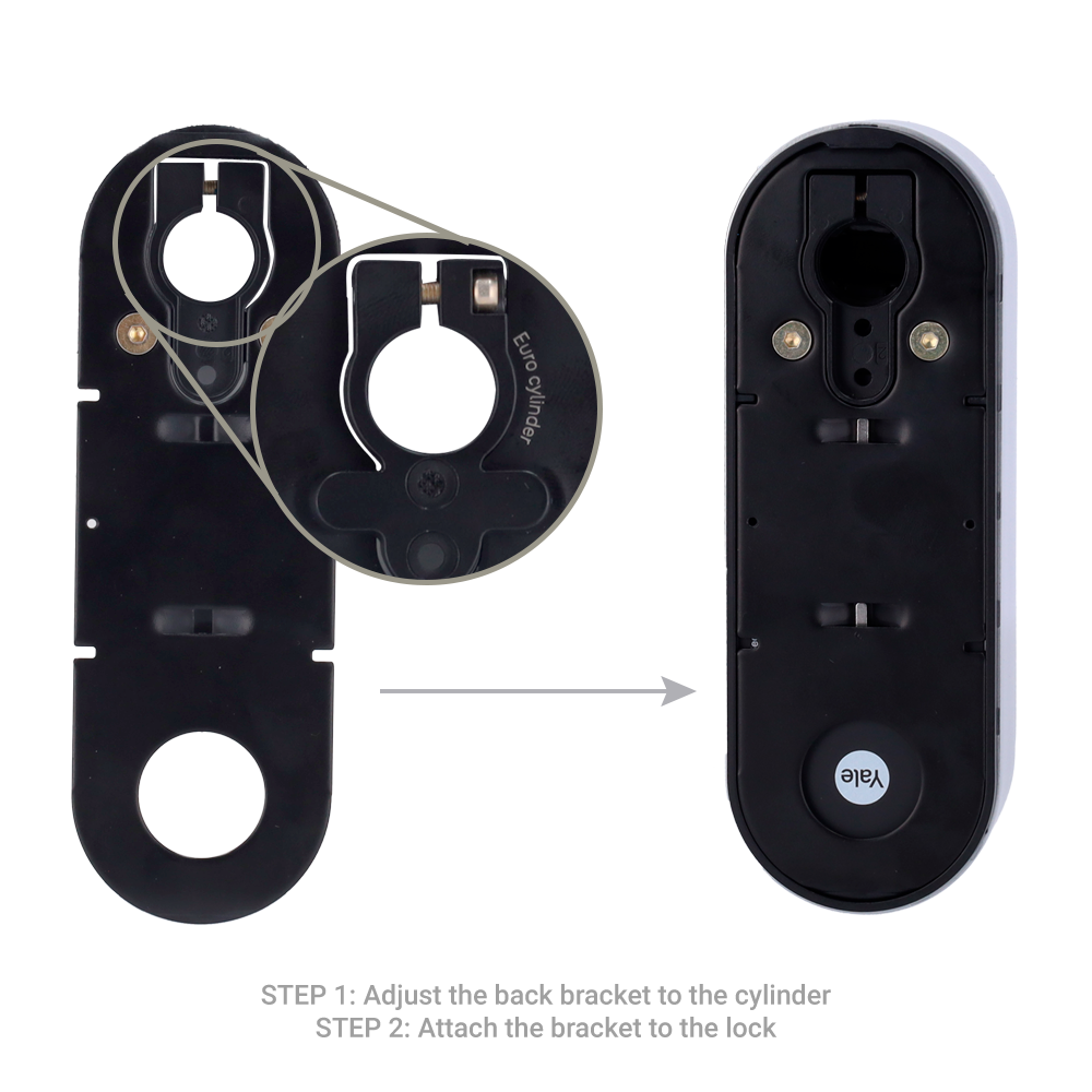 FECHADURA YALE  COM CHAVEIRO INTELIGENTE BLUETOOTH E WIFI (PRATEADO)