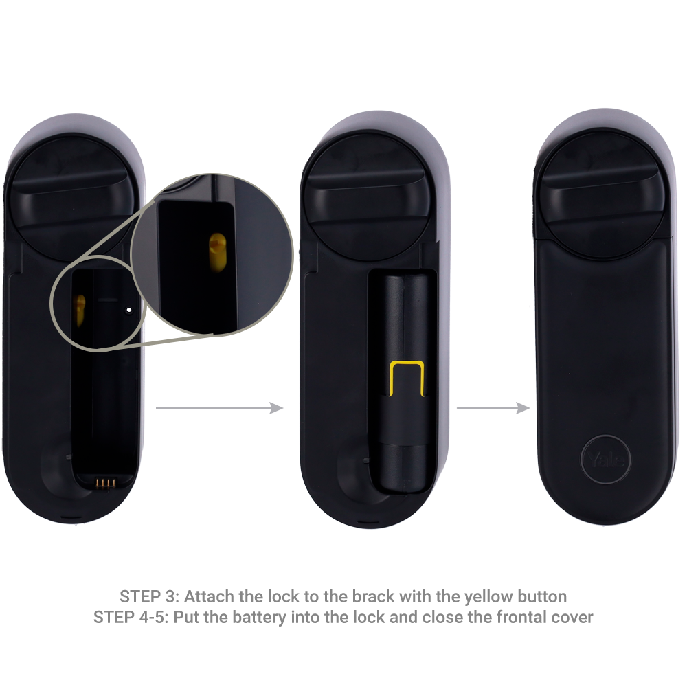 FECHADURA YALE  COM CHAVEIRO INTELIGENTE BLUETOOTH E WIFI
