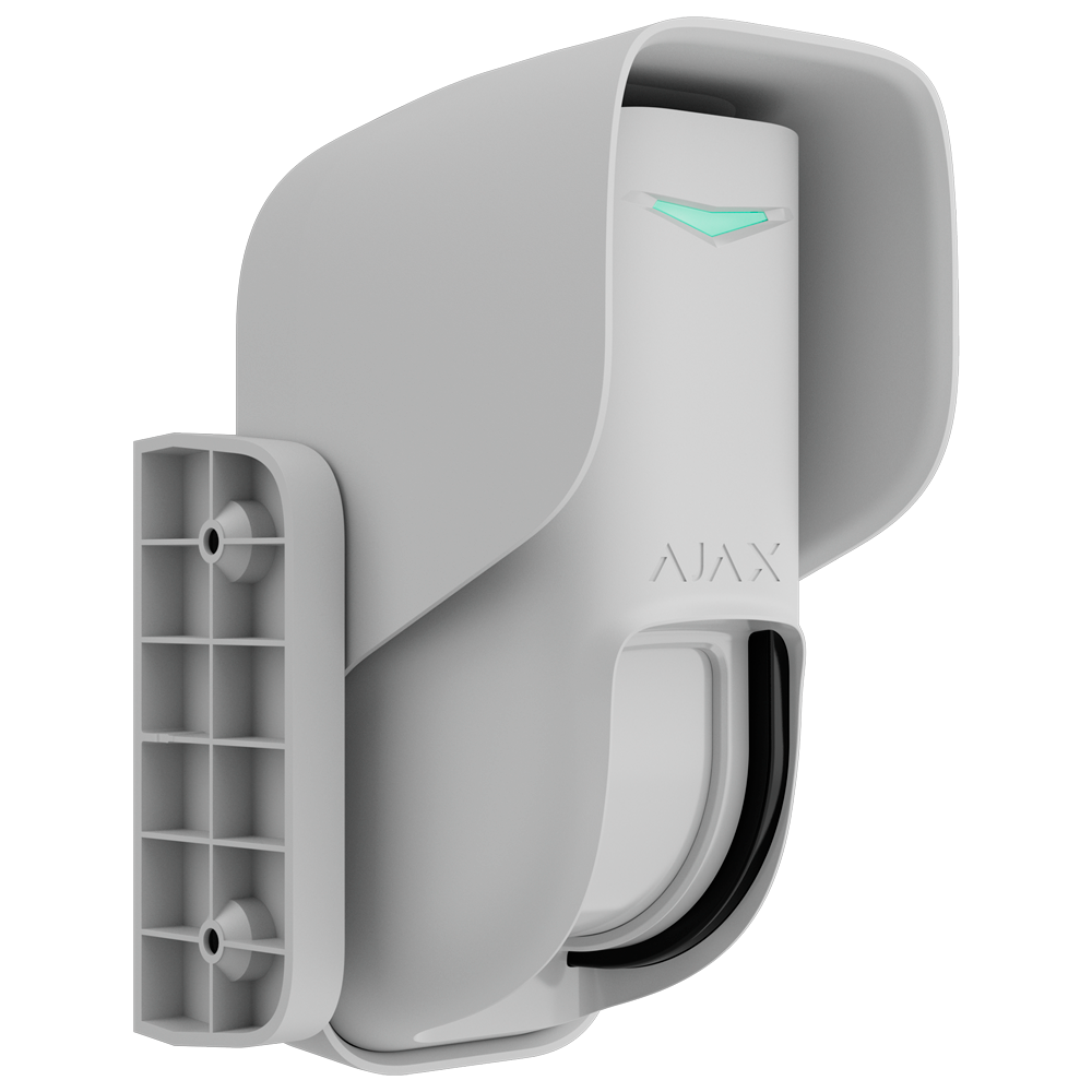 DETETOR DE CORTINA EXTERIOR SEM FIOS AJAX BRANCO