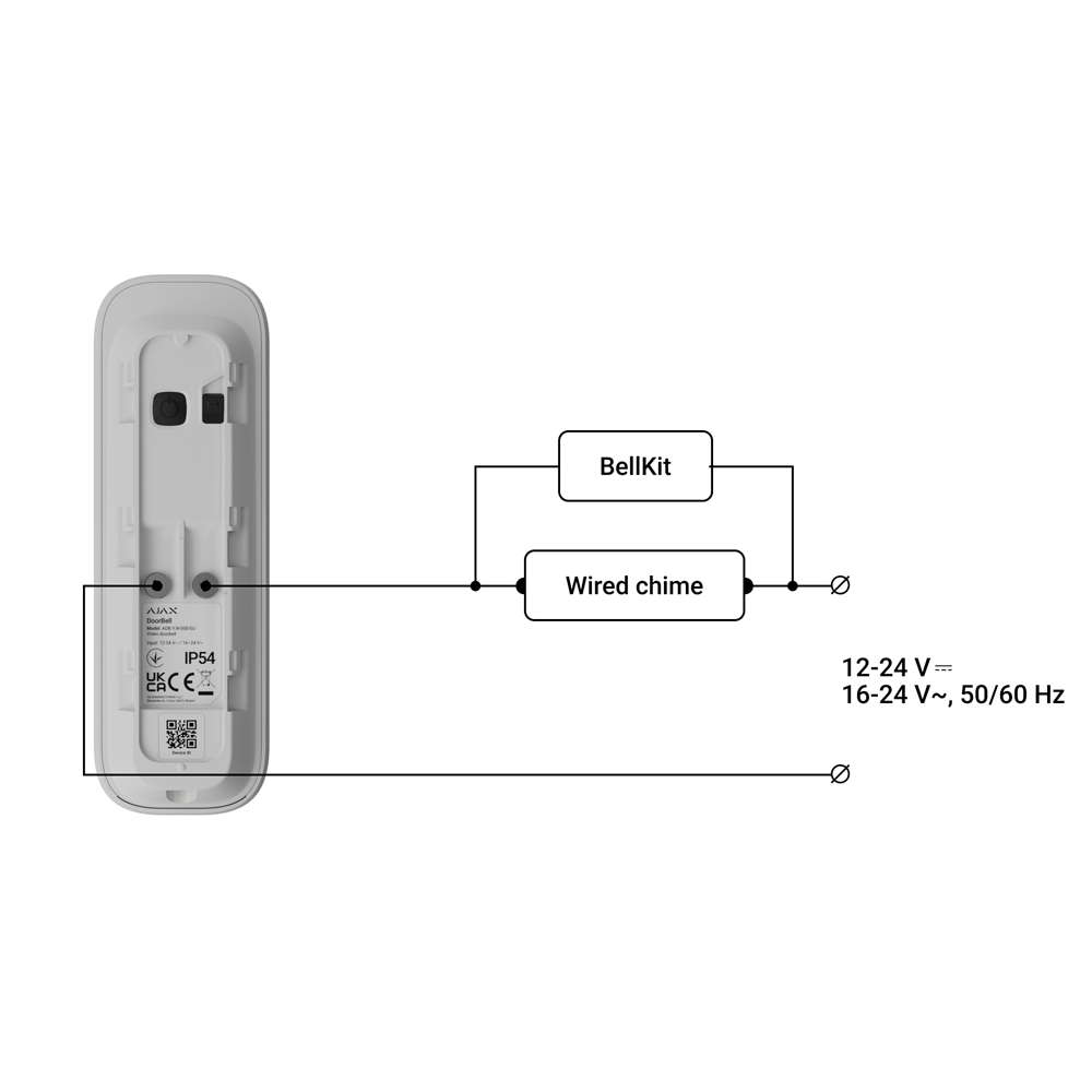 CAMPAINHA 4MP COM IA INTEGRADA BRANCO