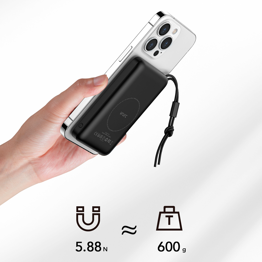 VEGER POWER BANK MAGNETICO SEM FIOS 10.000MAH