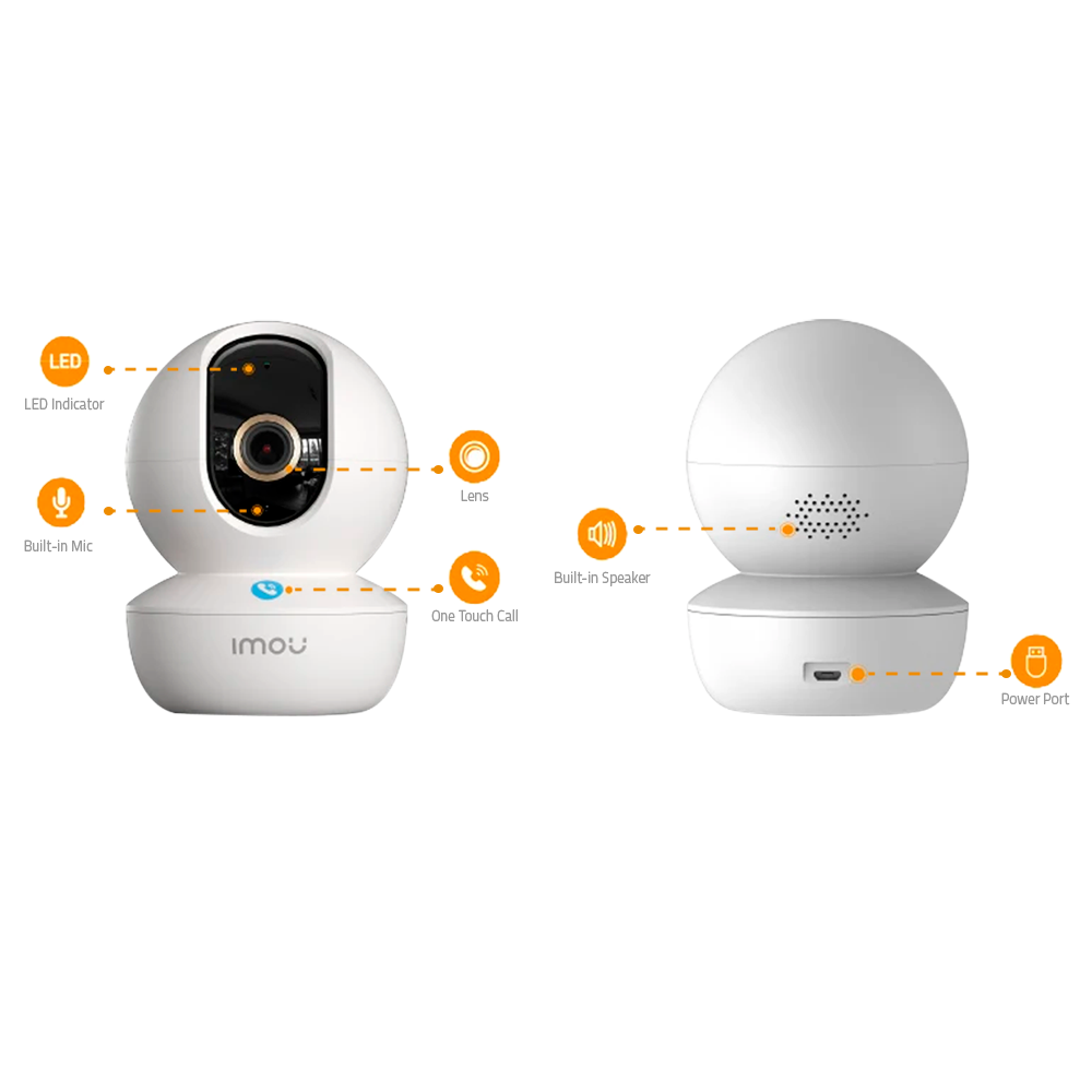 CAMARA IMOU WIFI 4MP 3.6MM IR 10M AUDIO/SIRENE